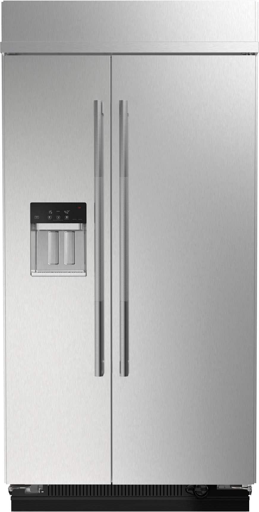 JennAir - 25.5 Cu. Ft. Side-by-Side Refrigerator with Water Dispenser - Stainless Steel product image