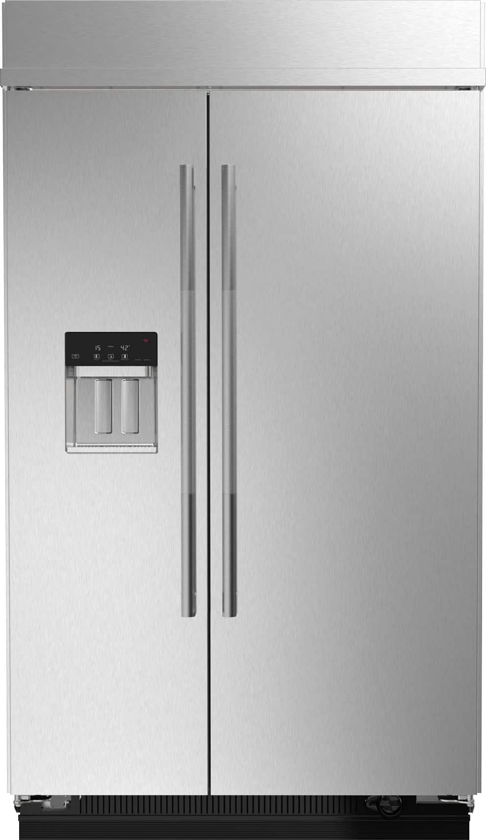 JennAir - 29.4 Cu. Ft. Side-by-Side Refrigerator with Water Dispenser - Stainless Steel product image