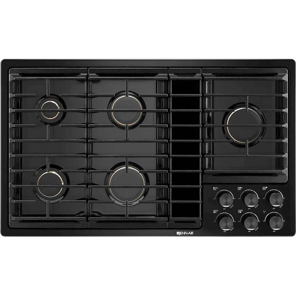 JennAir - 36" Built-In Gas Cooktop - Black product image