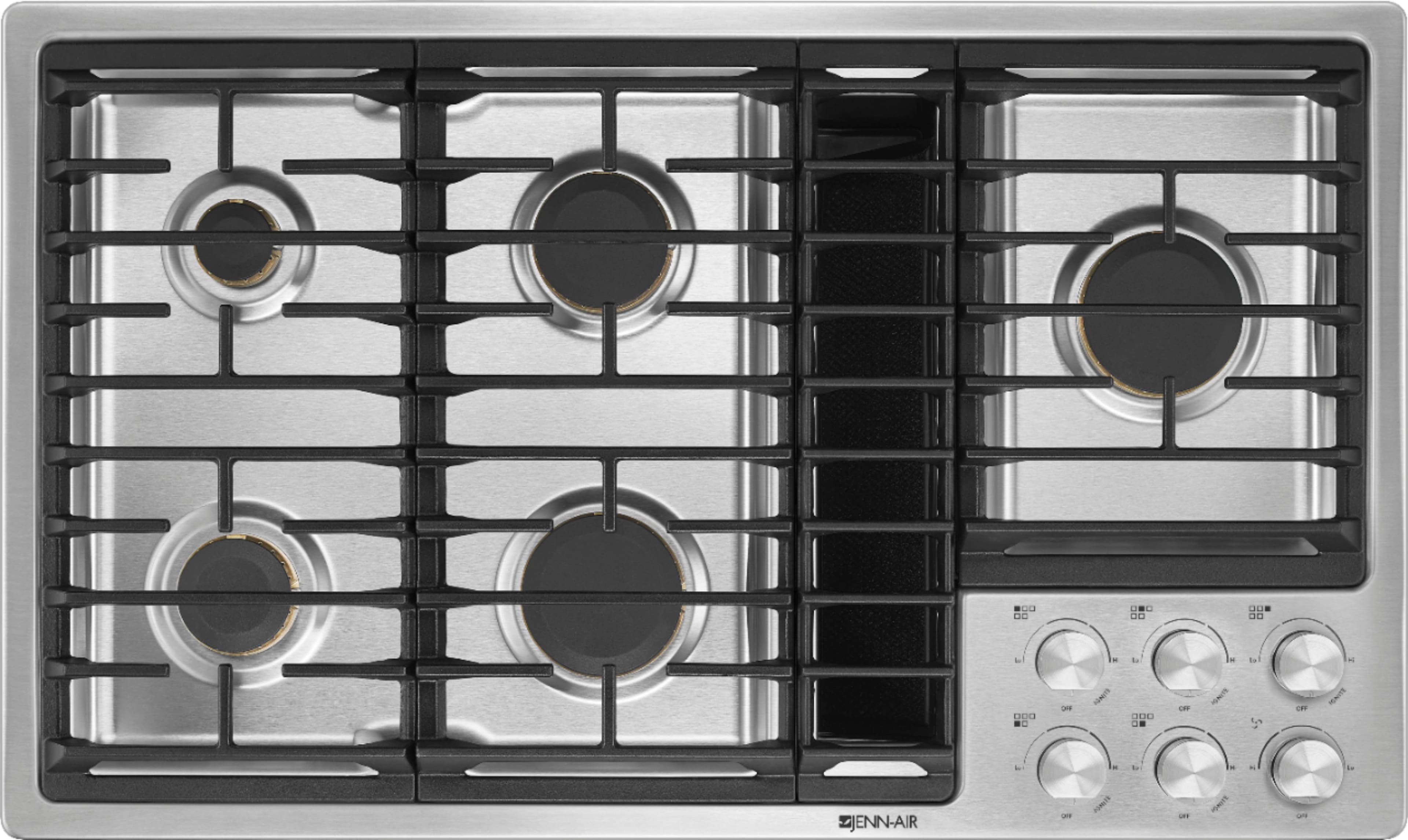 JennAir - 36" Gas Cooktop - Stainless Steel product image