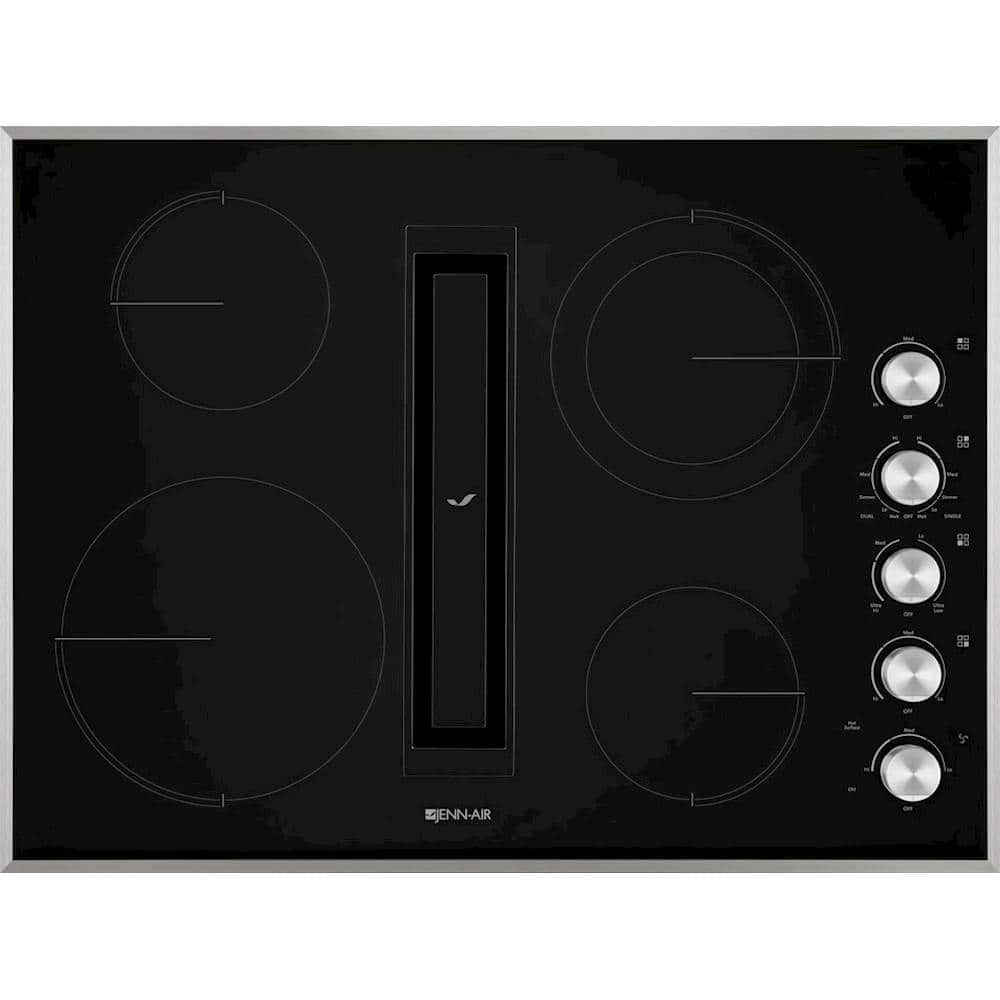 JennAir - JX3 Euro-Style 30" Built-In Electric Cooktop - Black Stainless Steel product image