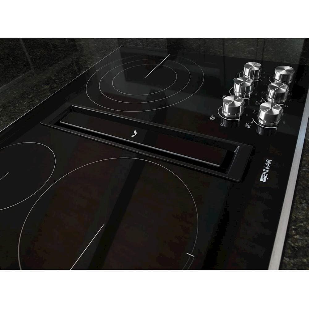 JennAir - JX3 Euro-Style 36" Built-In Electric Cooktop - Black Stainless Steel product image