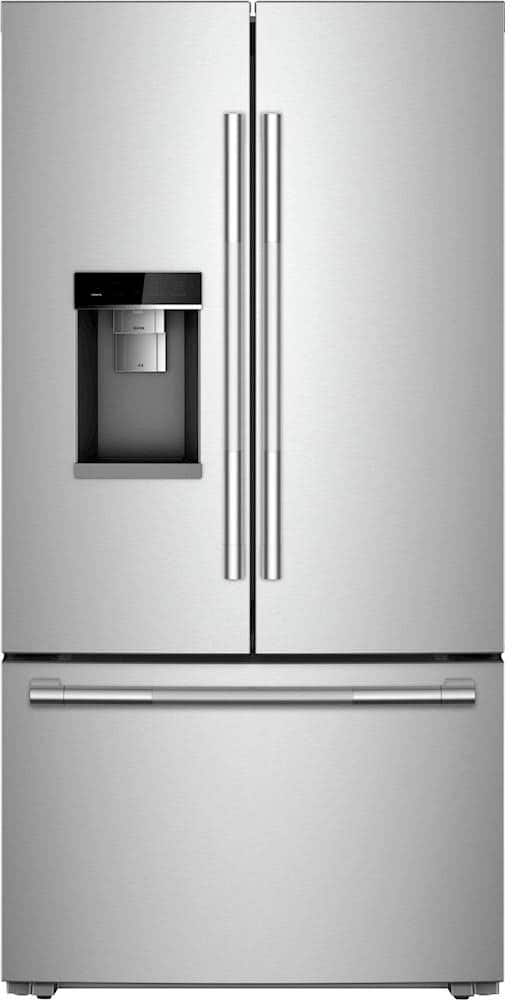 JennAir - RISE 23.8 Cu. Ft. French Door Counter-Depth Refrigerator - Stainless Steel product image