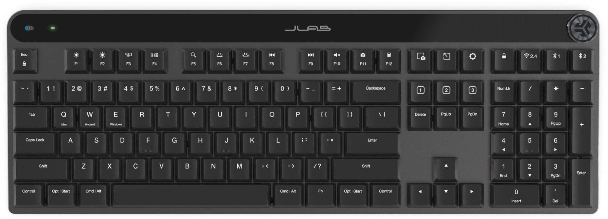 JLab - Epic Mechanical Advanced Multi-device Wireless Keyboard - Black product image