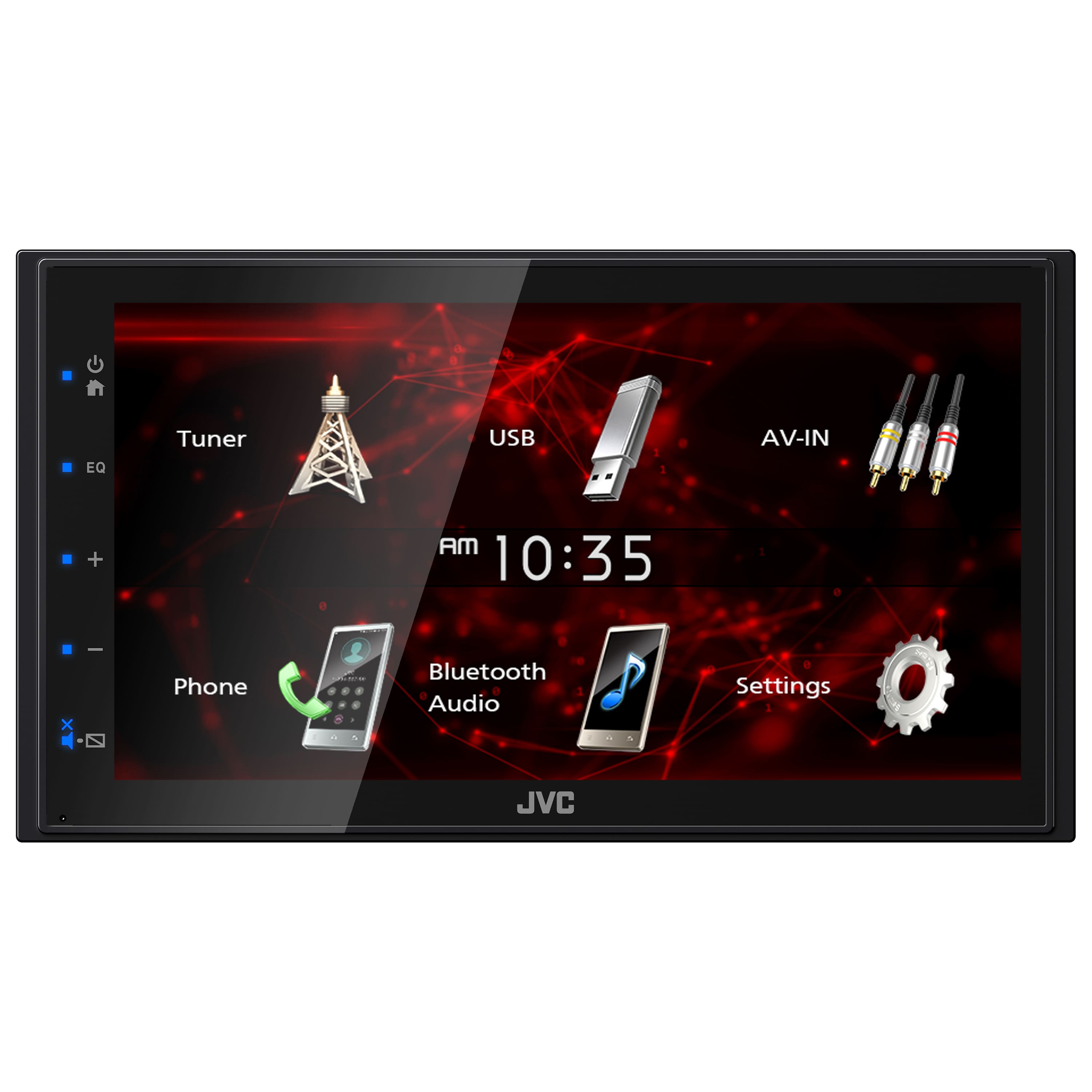 JVC - 6.8" Bluetooth Digital Media (DM) Receiver with Rear Camera Input and Parking Guidelines - Black product image