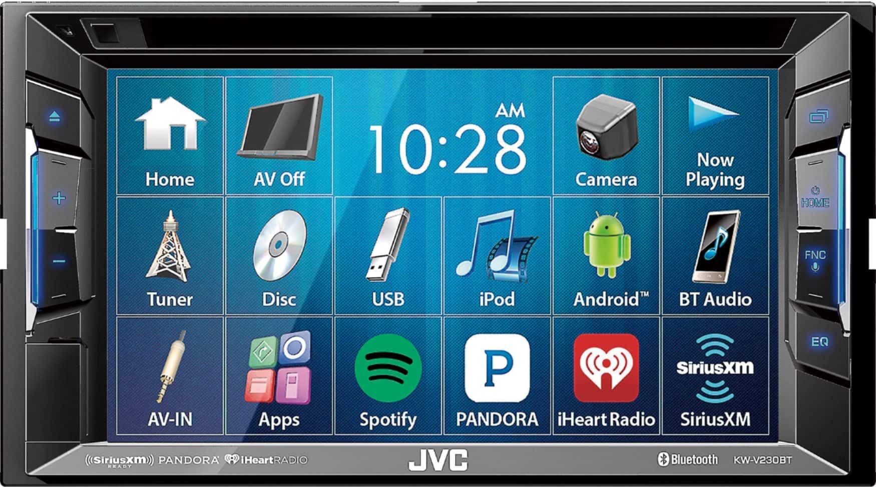 JVC - Geek Squad Certified Refurbished Built-in Bluetooth - In-Dash CD/DM Receiver - Black product image