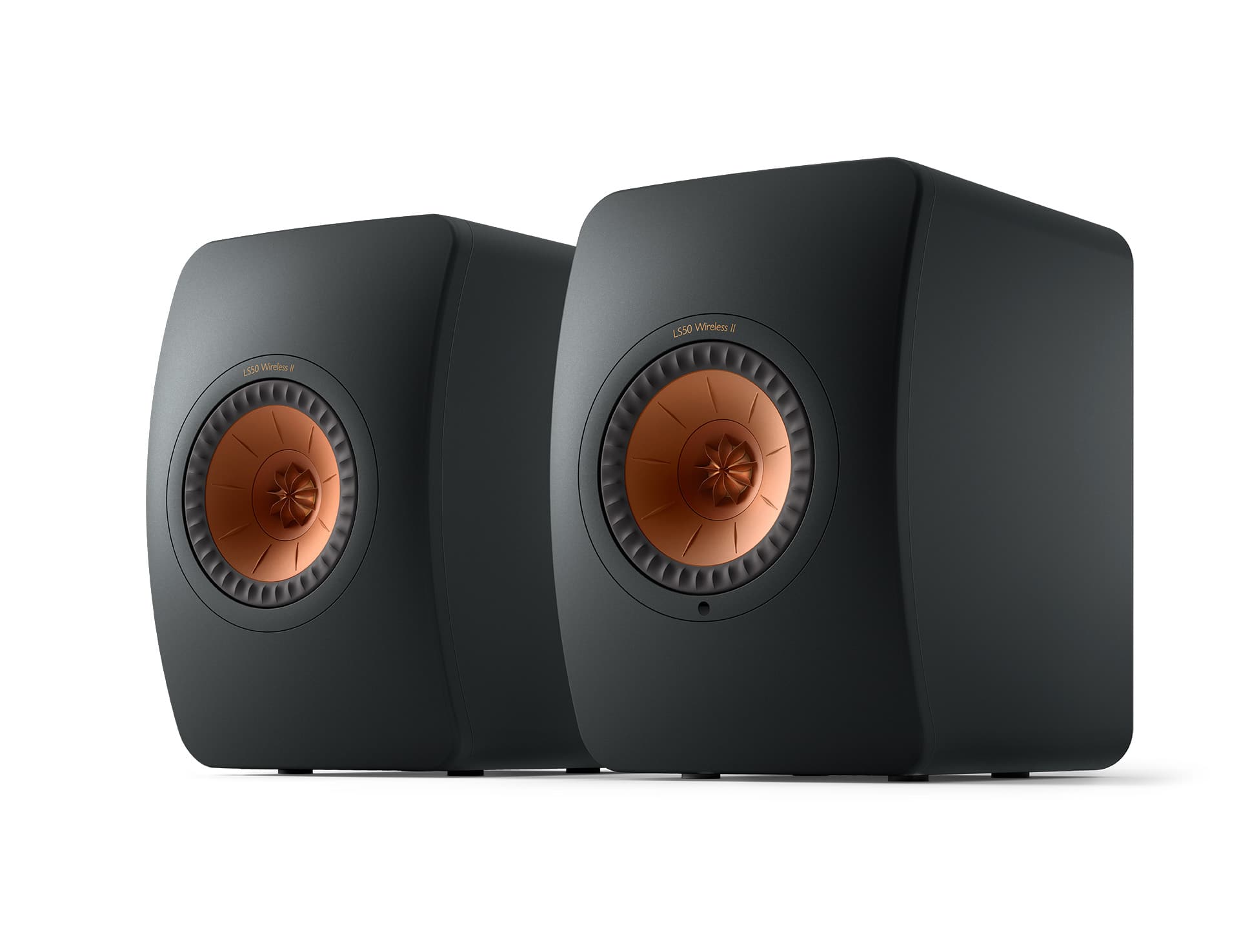 KEF - LS50 WIRELESS II Bookshelf Speakers (Pair) - Black product image