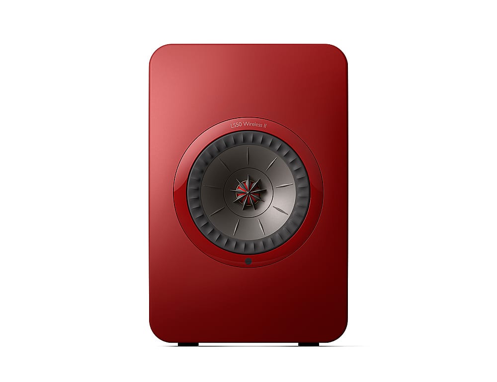 KEF - LS50 WIRELESS II Bookshelf Speakers (Pair) - Red product image