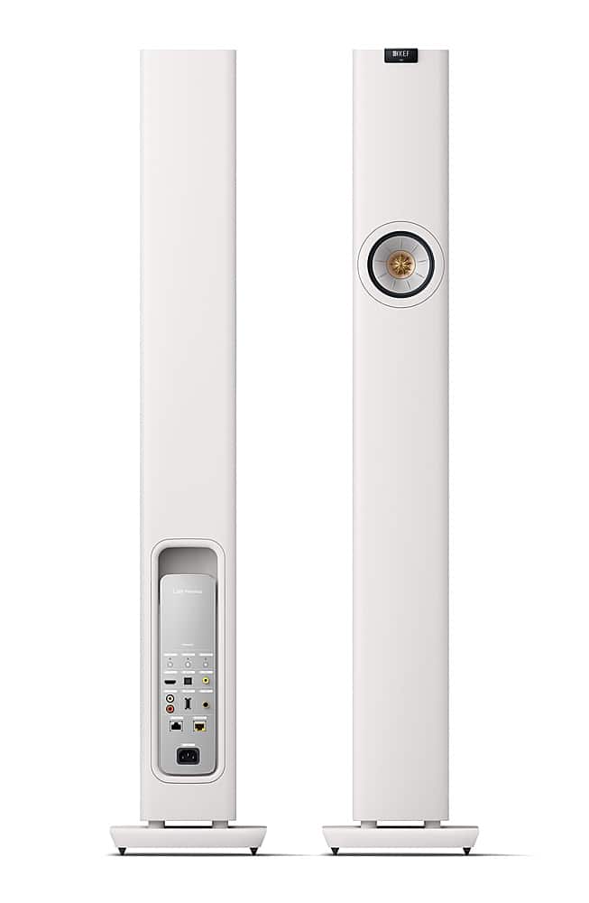 KEF - LS60 Wireless Floorstanding Speakers (Pair) - White product image