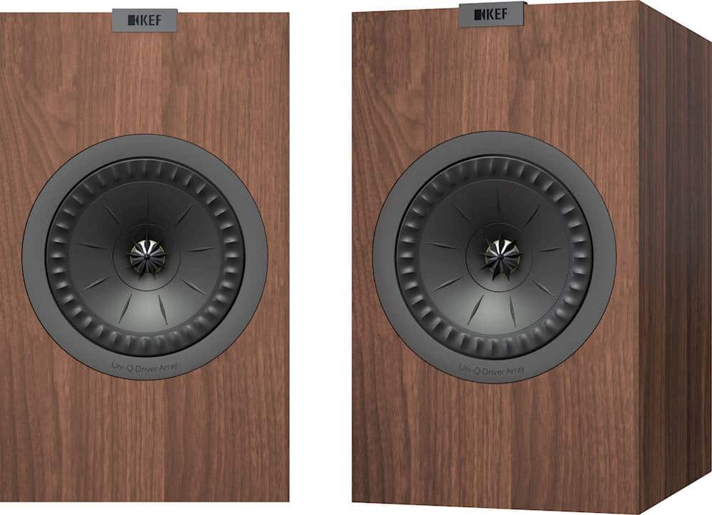 KEF - Q Series 6.5" 2-Way Bookshelf Speakers (Pair) - Walnut product image