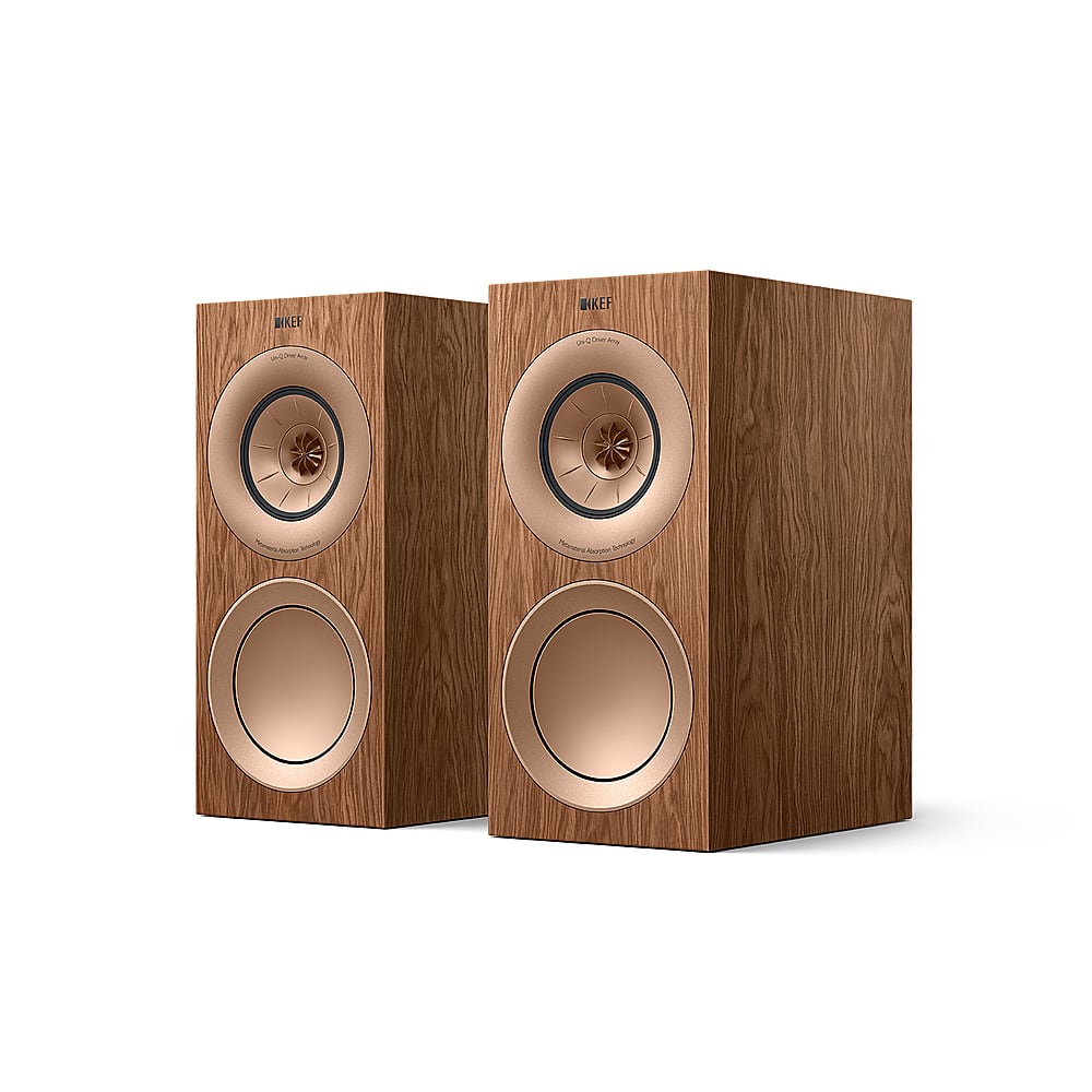 KEF - R3 Meta Bookshelf Loudspeaker (Pair) - Walnut product image