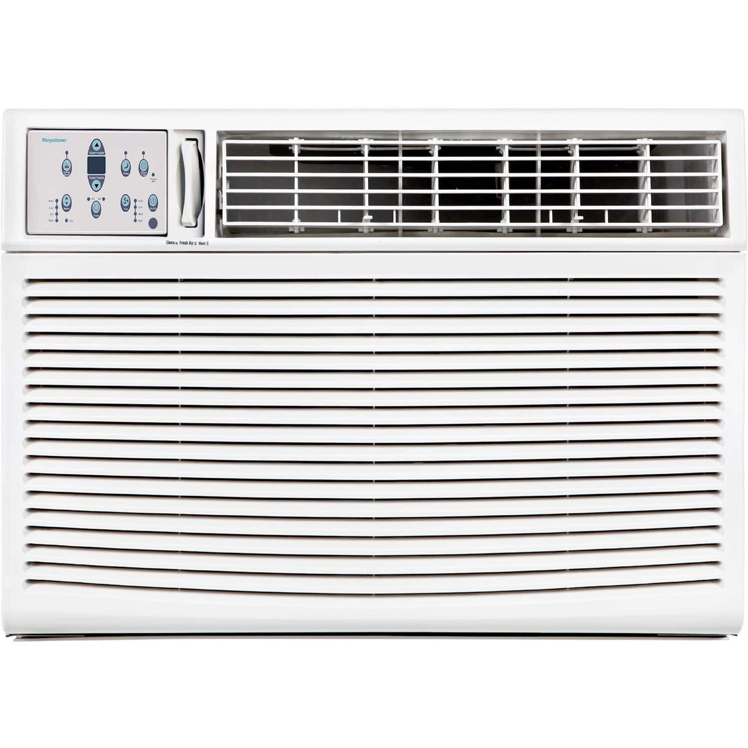 Keystone - 18,800/18,400 BTU 230V Window Air Conditioner with 16,000 BTU Supplemental Heat Function - White product image