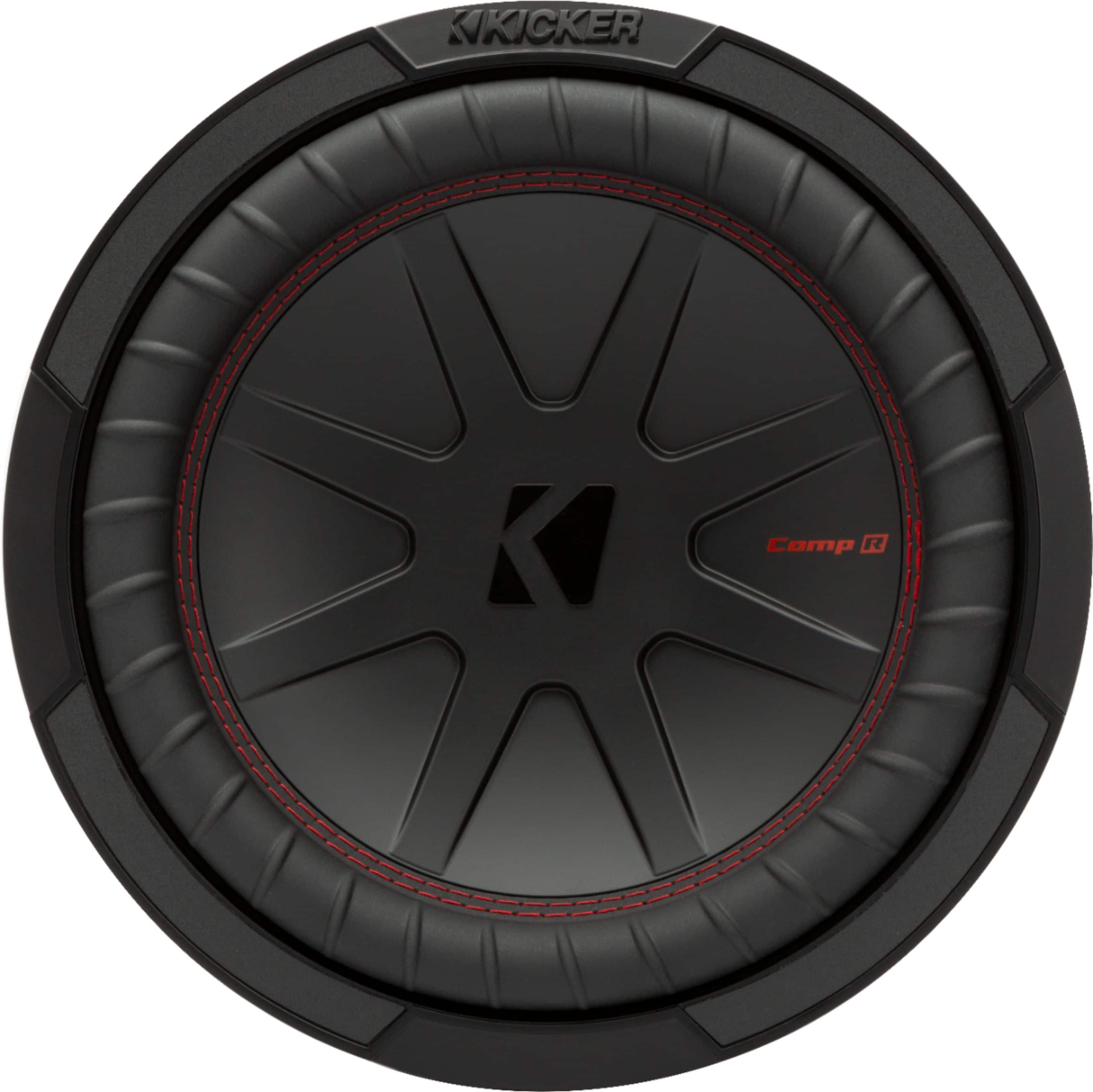 KICKER - CompR 10" Dual-Voice-Coil 2-Ohm Subwoofer - Black product image