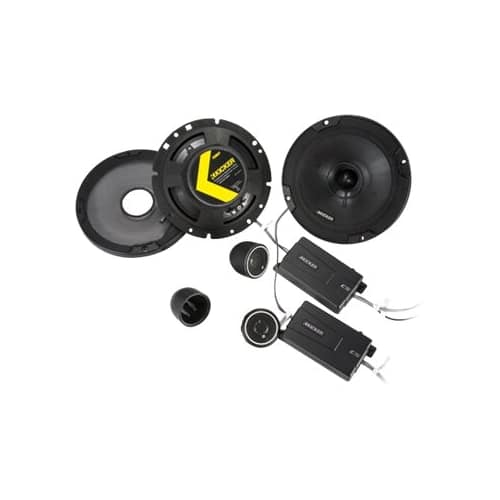 KICKER - CS Series 6-3/4" 2-Way Car Speakers with Polypropylene Cones (Pair) - Black product image