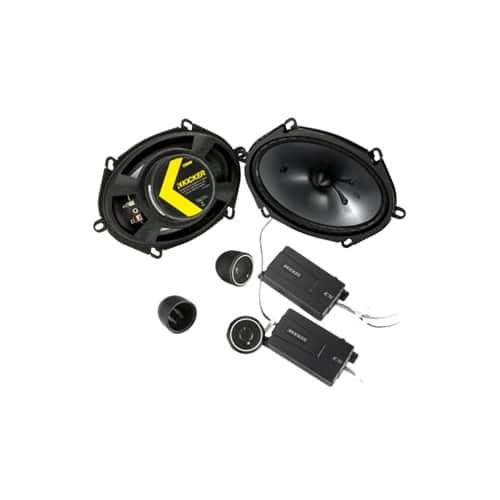 KICKER - CS Series 6" x 8" 2-Way Car Speakers with Polypropylene Cones (Pair) - Black product image