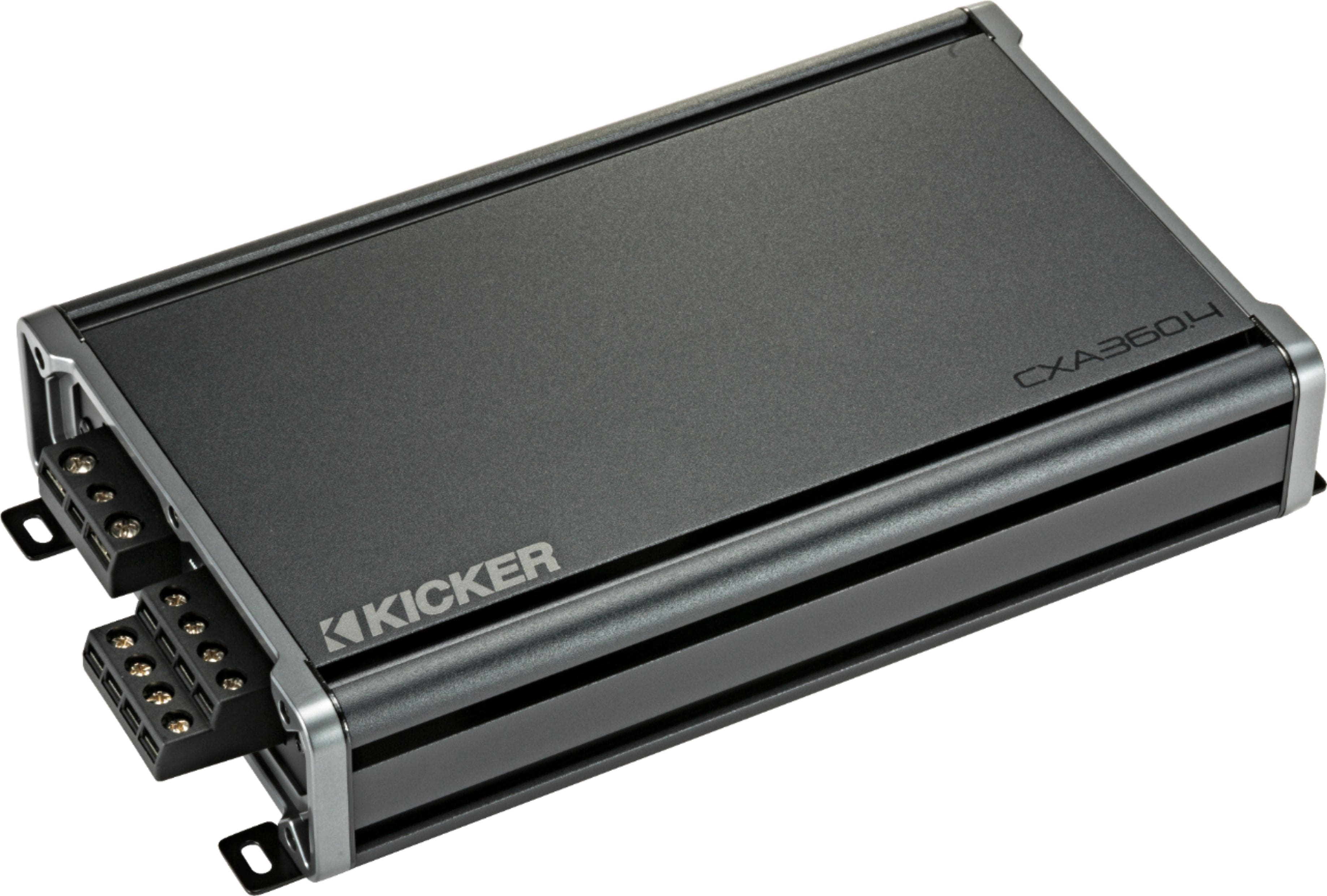 KICKER - CX 360W Class AB Bridgeable Multichannel Amplifier with Variable Crossovers - Black product image