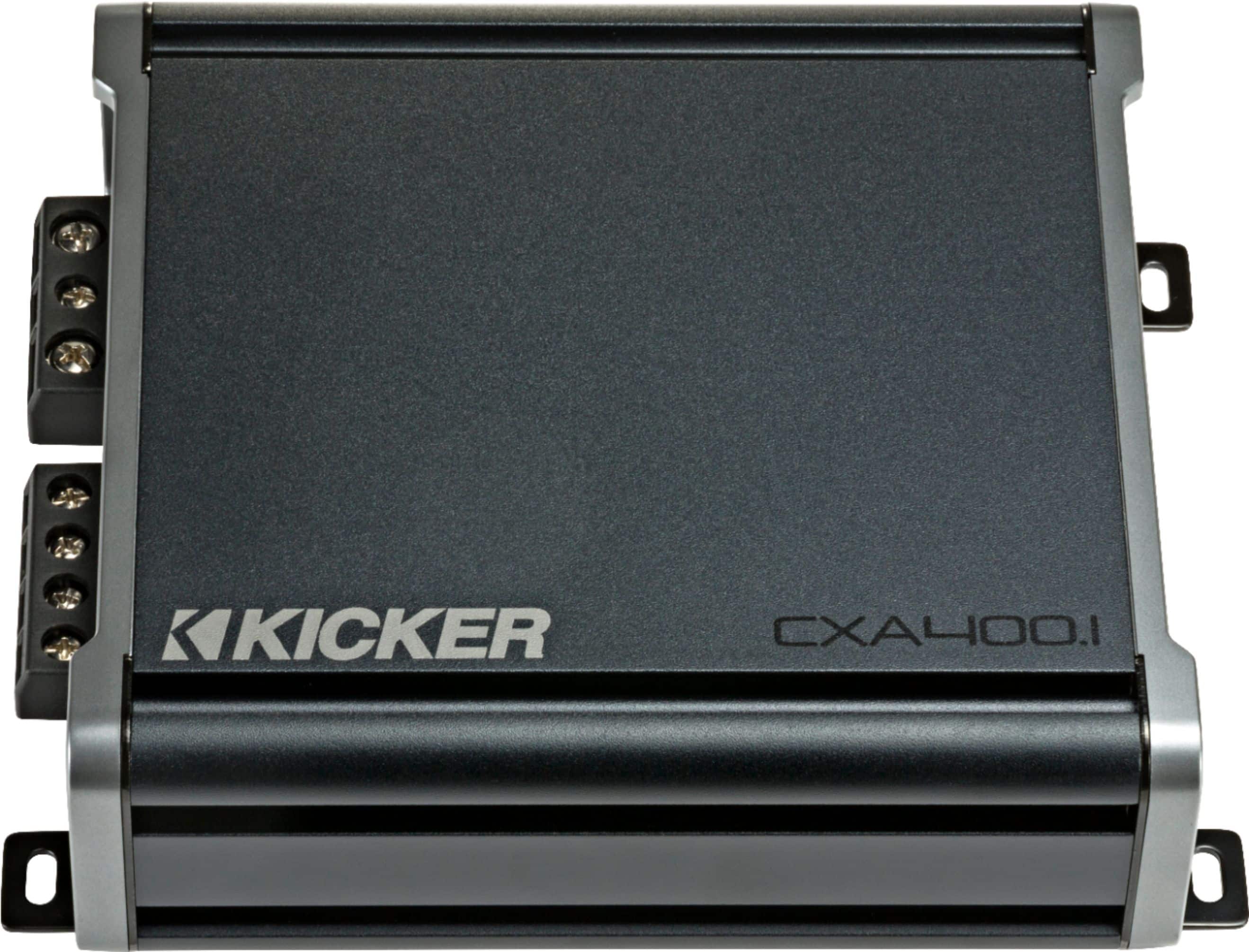 KICKER - CX 400W Class D Digital Mono Amplifier with Variable Low-Pass Crossover - Black product image