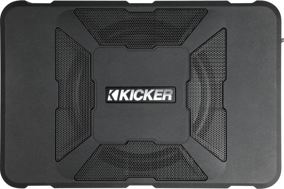 KICKER - Hideaway 8" Subwoofer with Enclosure and Integrated 150W Amplifier - Black product image