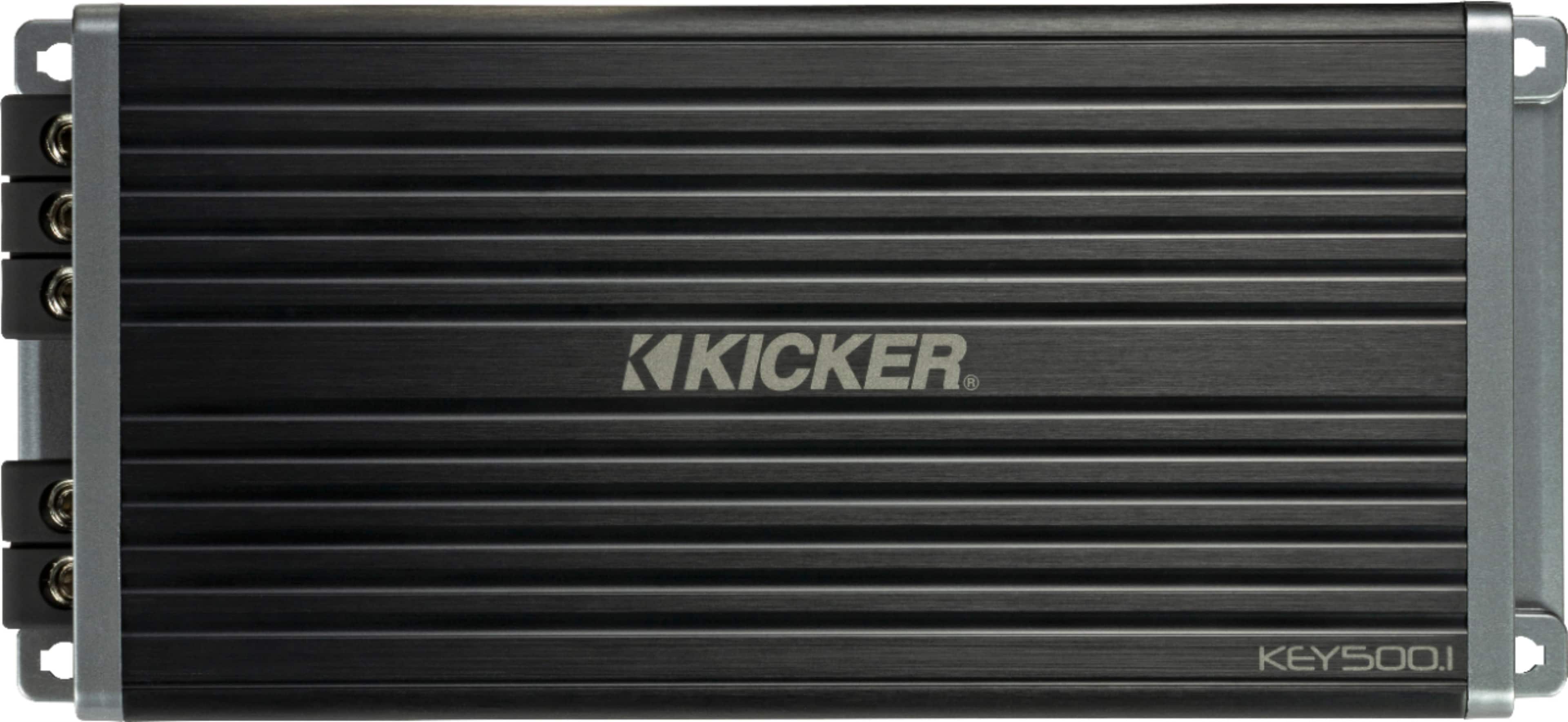 KICKER - KEY 500W Mono Amplifier with Variable Crossovers - Black product image