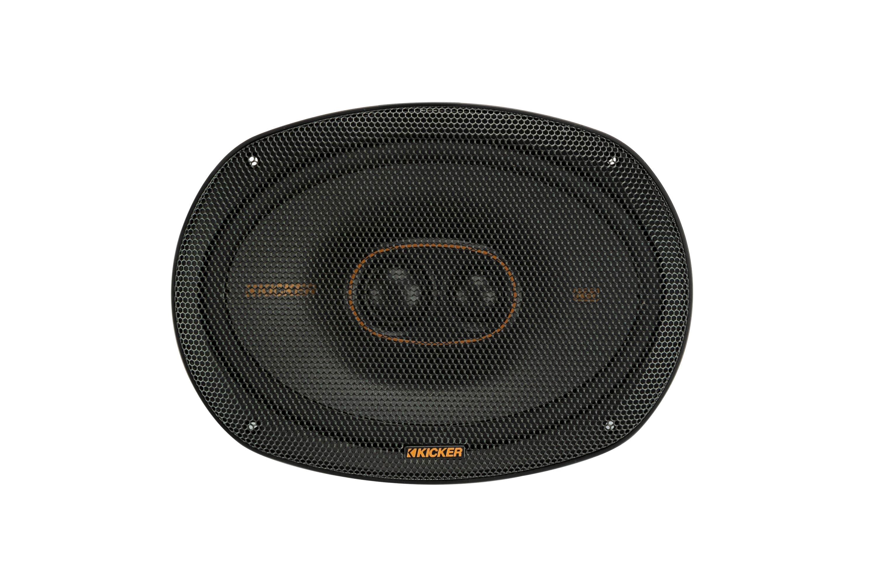 KICKER - KS Series 6" x 9" 3-Way Car Speakers with Polypropylene Cones (Pair) - Black product image