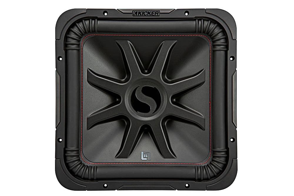 KICKER - L7R 15" Dual-Voice-Coil 4-Ohm Subwoofer - Black product image