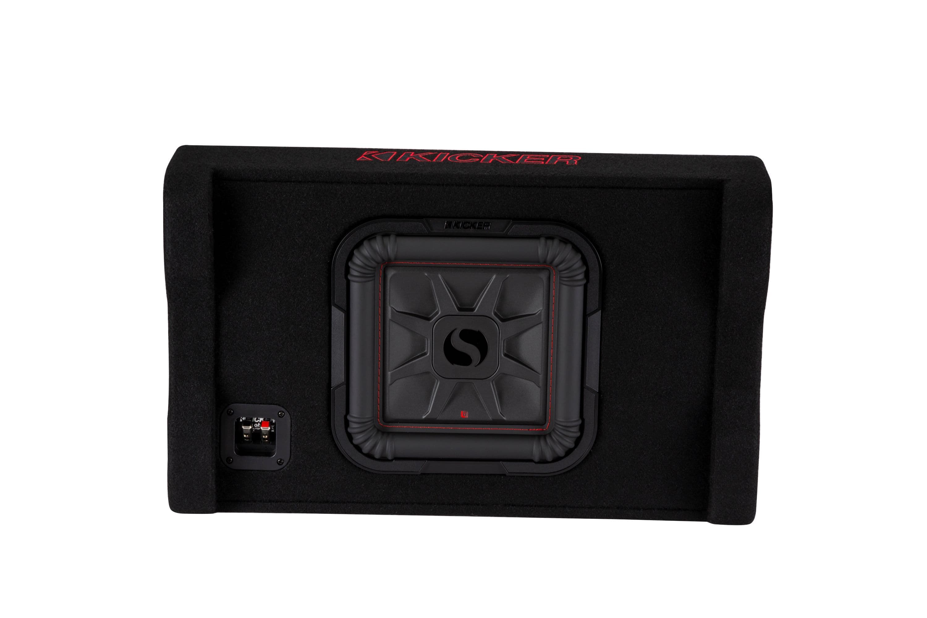 KICKER - L7T 10" 2-Ohm Down-Firing Enclosure Subwoofer - Black product image