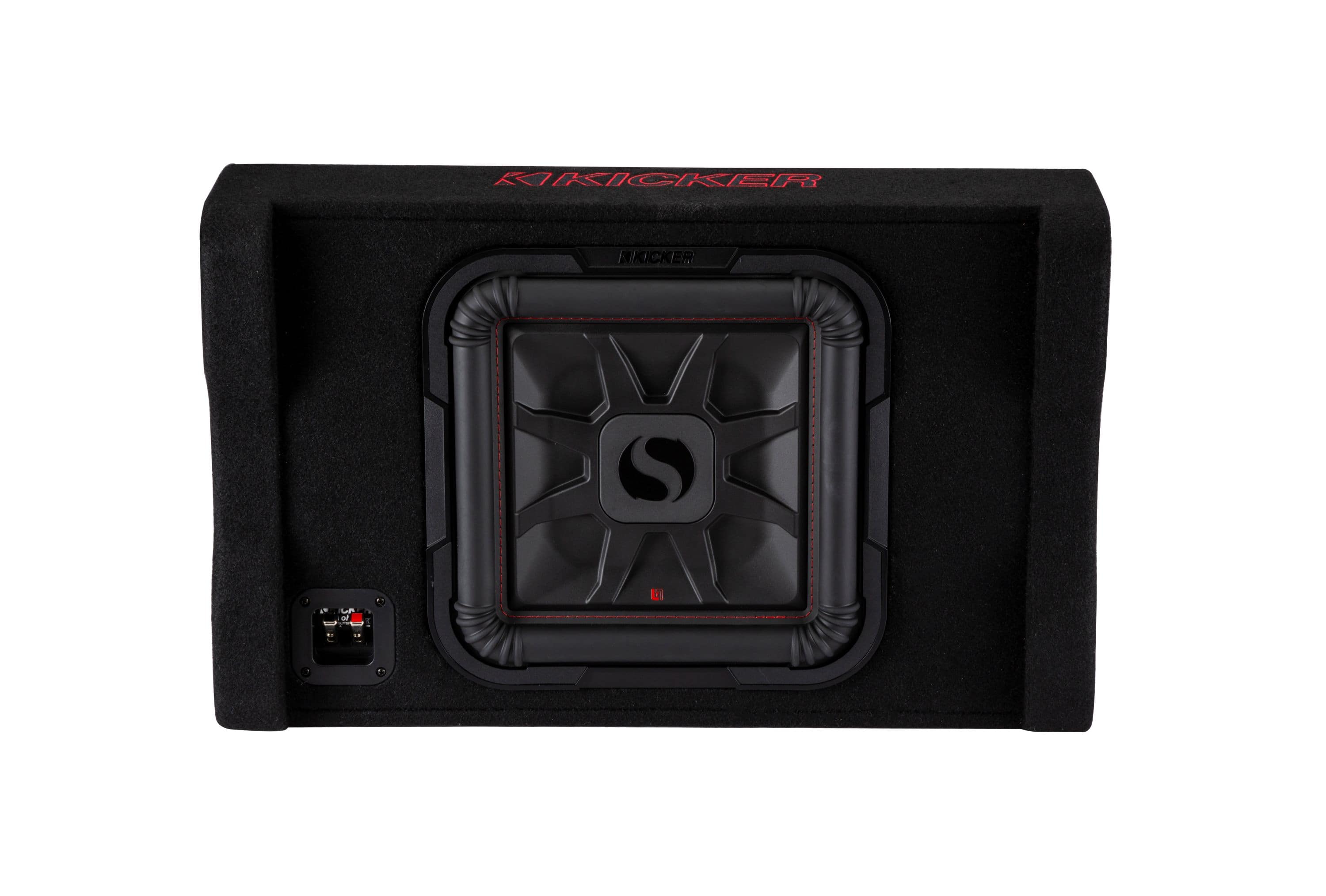 KICKER - L7T 12" 2-Ohm Down-Firing Enclsure Subwoofer - Black product image