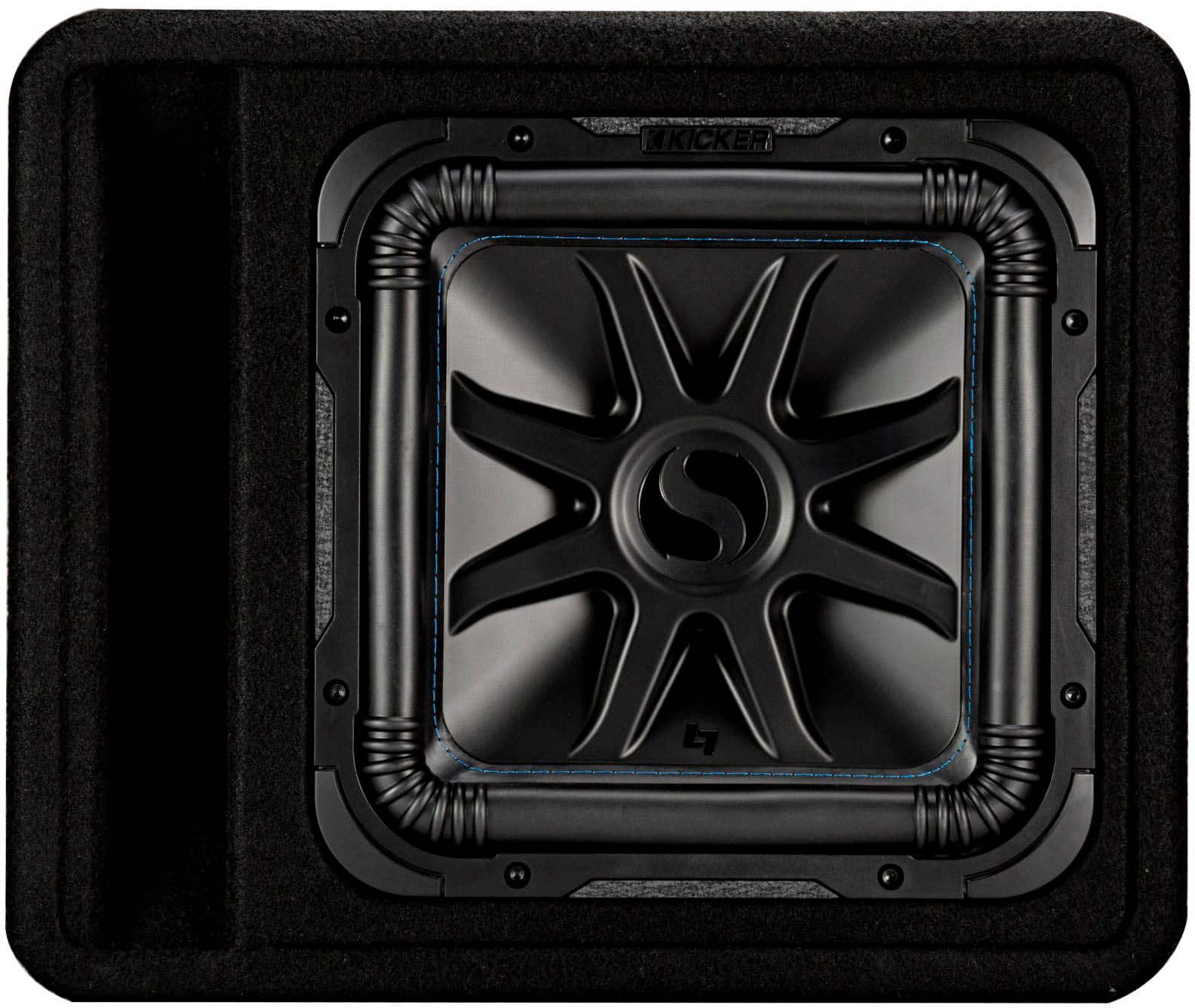 KICKER - Solo-Baric L7S 12" 2-Ohm Loaded Subwoofer Enclosure - Black product image