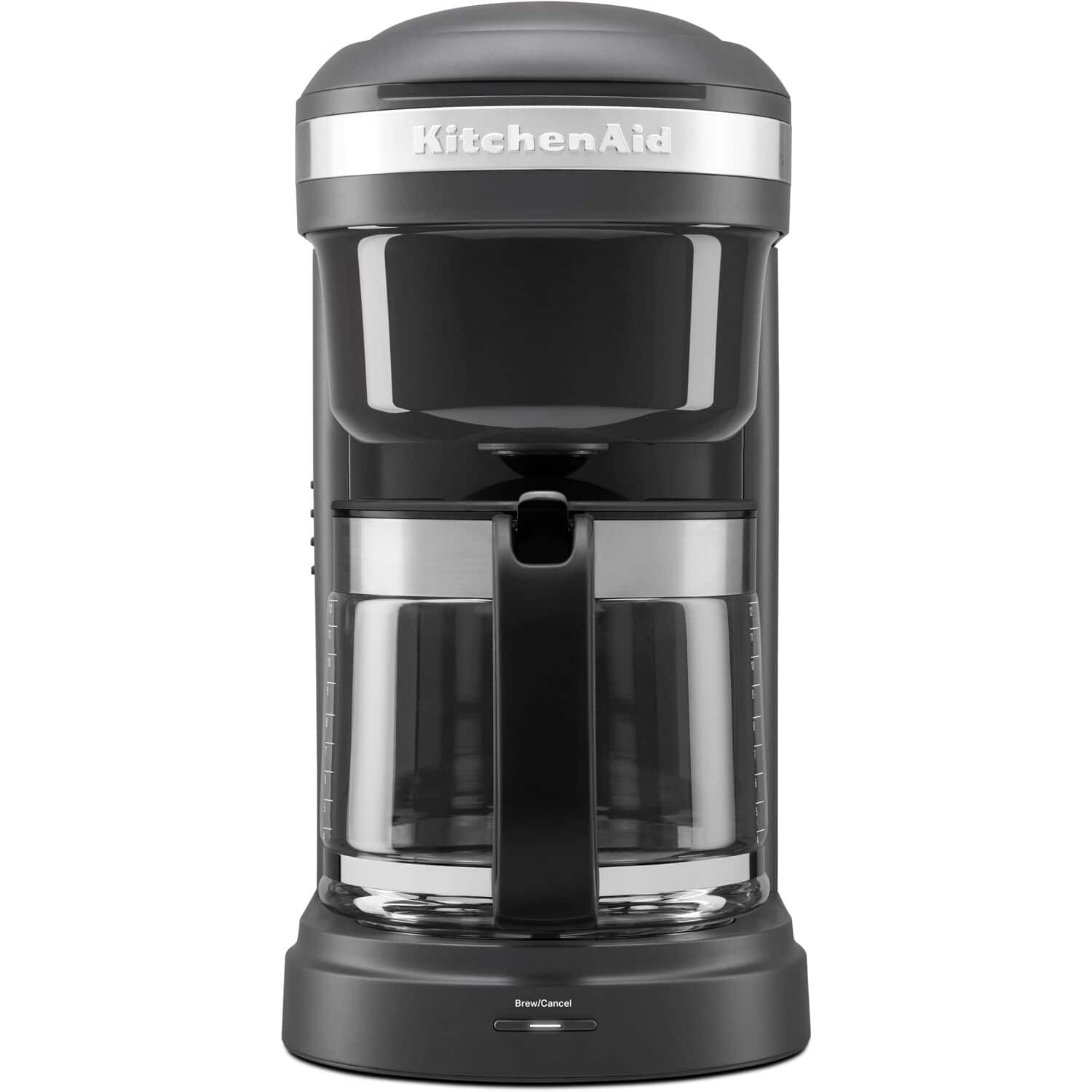 KitchenAid - 12-Cup Drip Coffee Maker with Spiral Showerhead - Matte Charcoal Gray product image