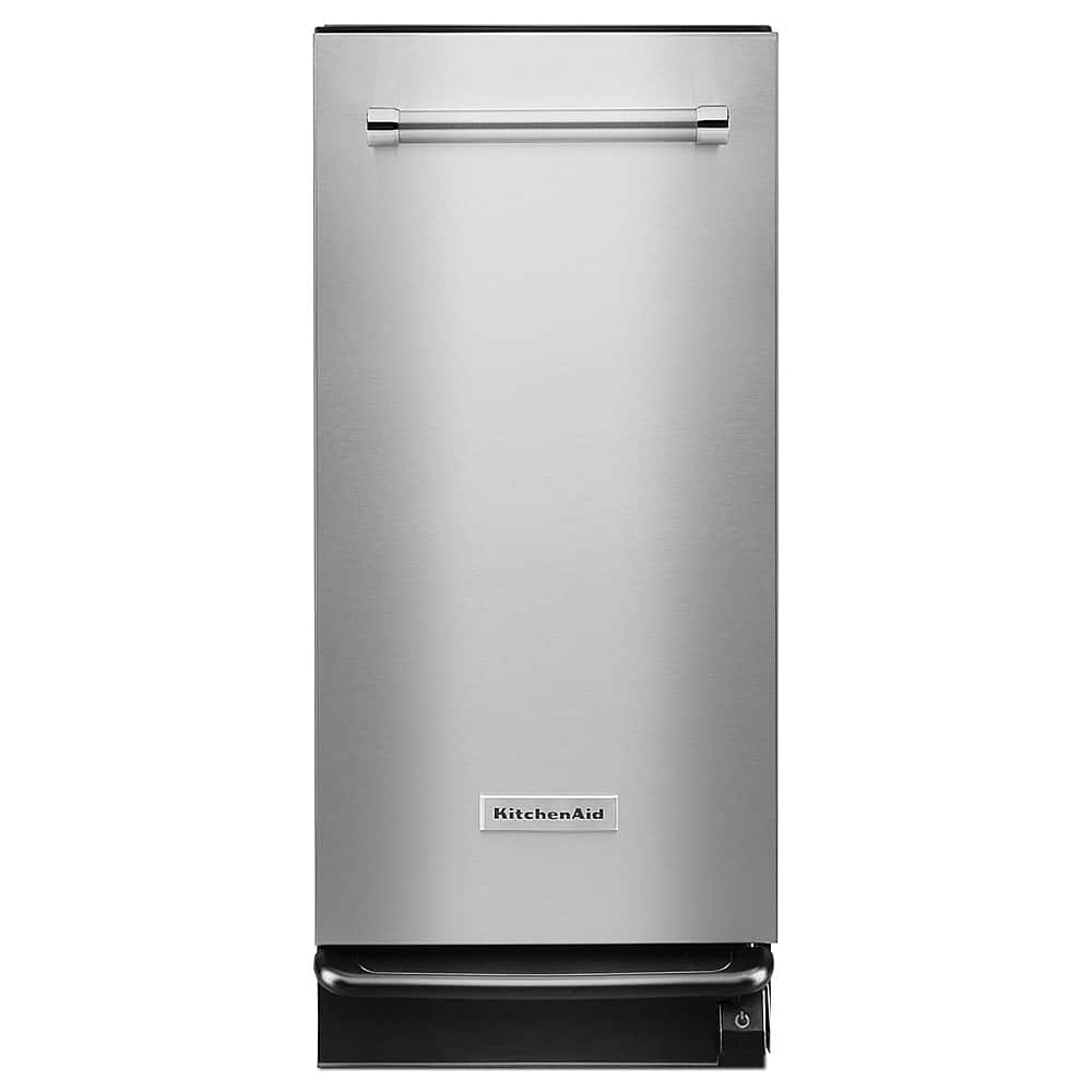 KitchenAid - 1.4 Cu. Ft. Built-In Trash Compactor - Stainless Steel product image