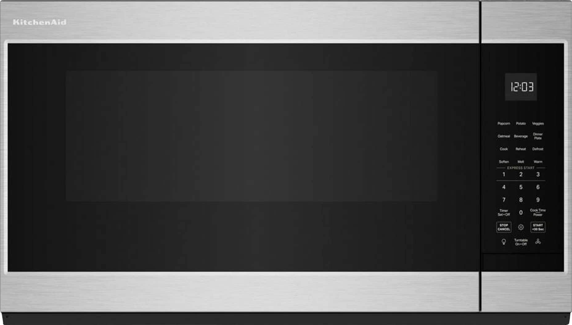 KitchenAid - 1.9 Cu. Ft. Microwave Hood Combination with Auto Functions - Stainless Steel product image