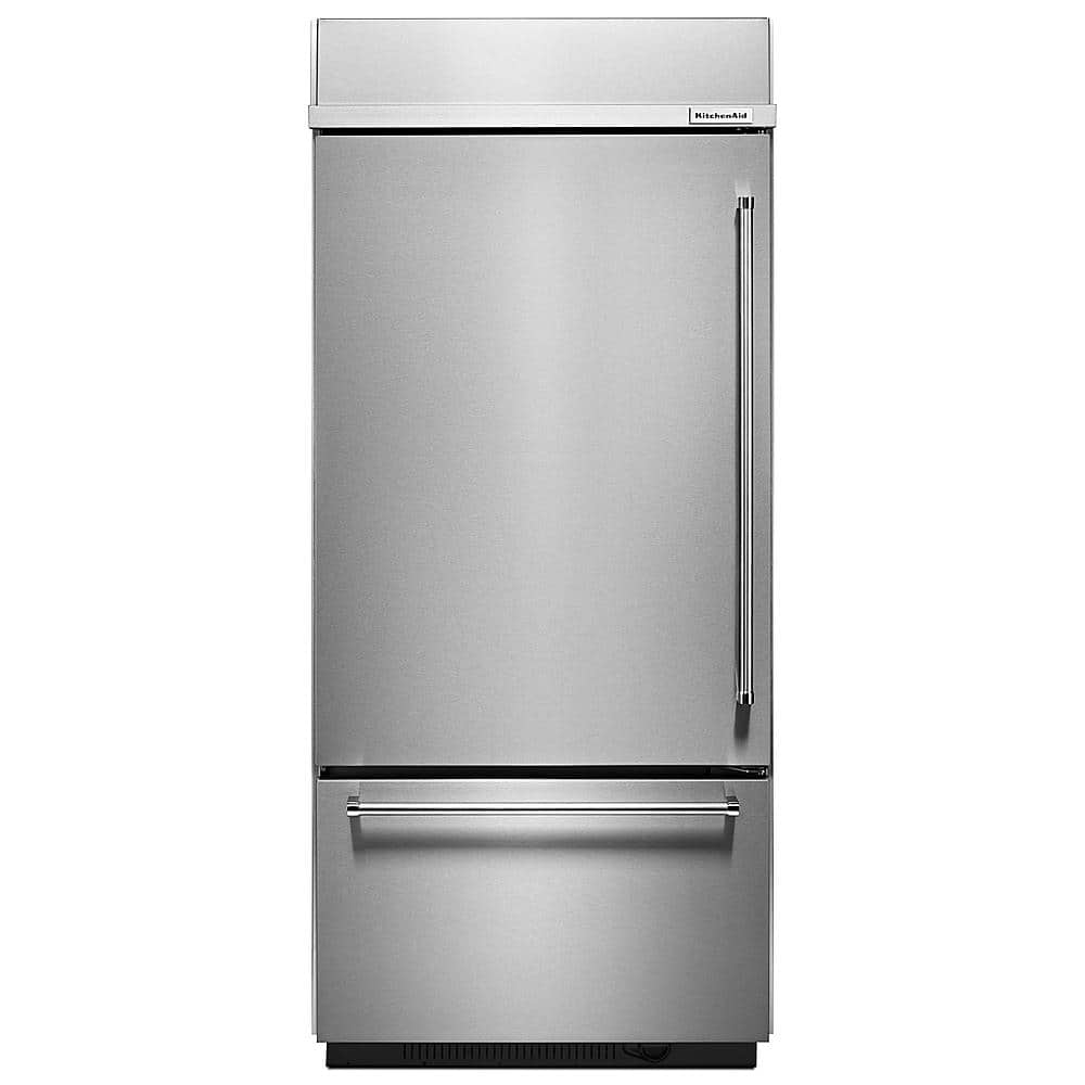 KitchenAid - 20.9 Cu. Ft. Bottom-Freezer Refrigerator with Preserva Food Care System - Stainless Steel product image