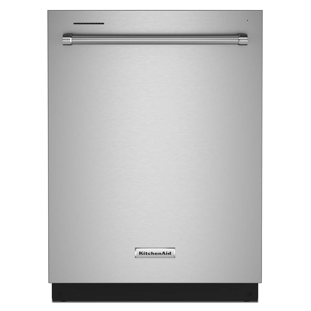 KitchenAid - 24" Front Control Built-In Dishwasher with Stainless Steel Tub, ProWash Cycle, 3rd Rack, 39 dBA - Stainless Ste…