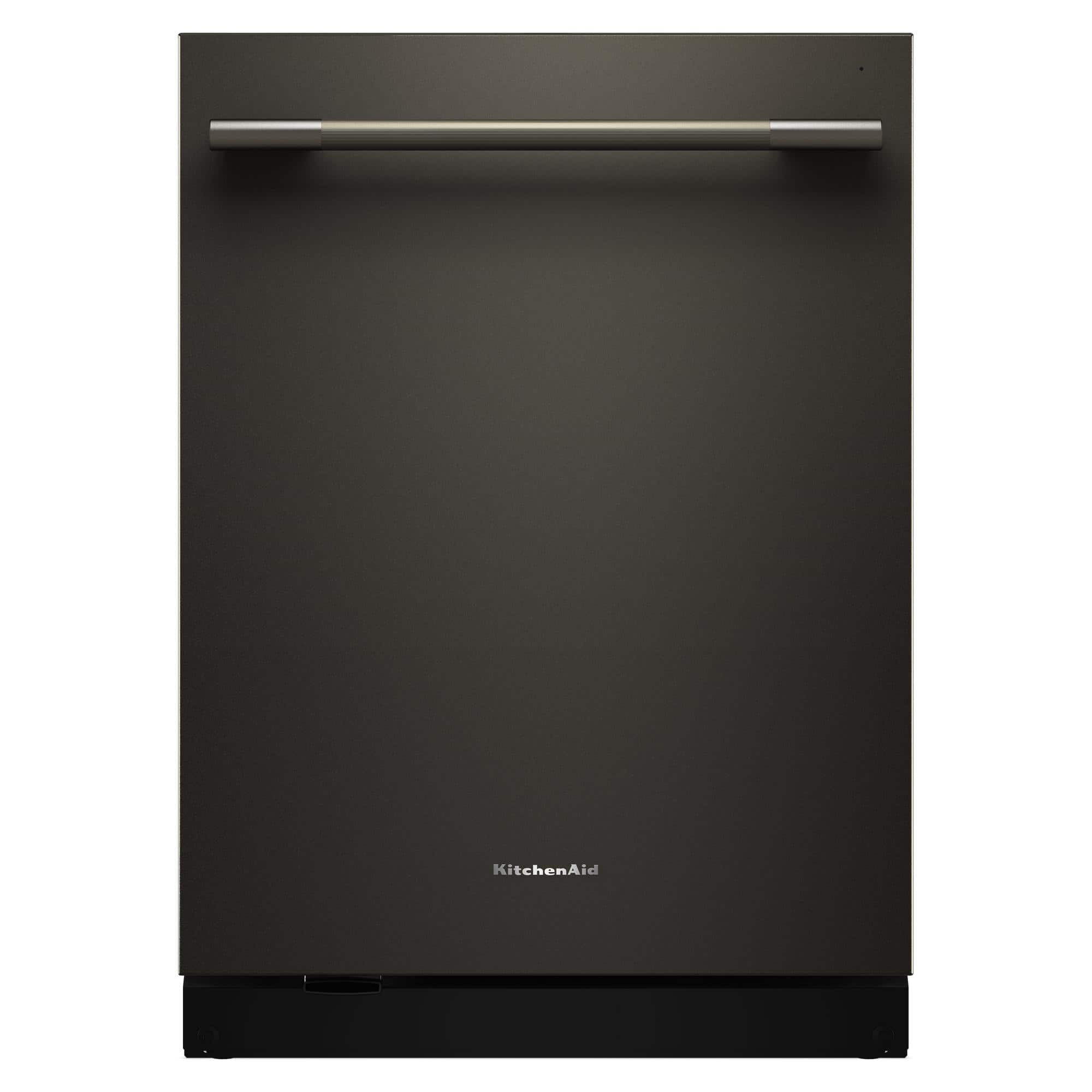 KitchenAid - 24" Top Control Built-In Dishwasher with 360 Max Jets Third Rack and Advanced ProDry System, 44 dBA - Black Ore…