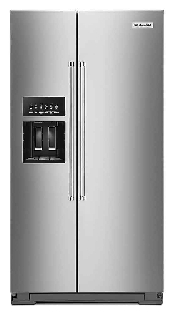 KitchenAid - 24.8 Cu. Ft. Side-by-Side Refrigerator - Stainless Steel product image