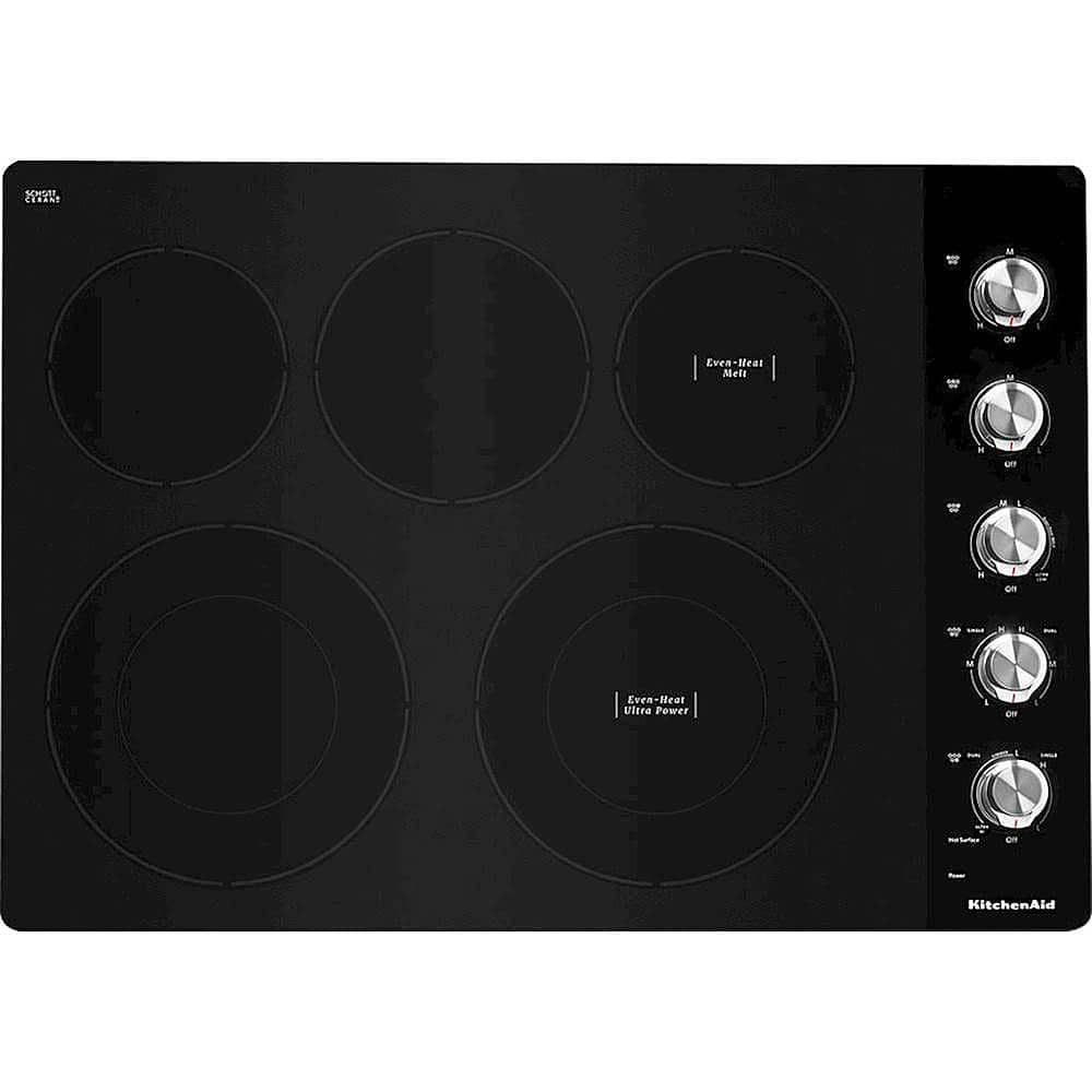 KitchenAid - 30" Built-In Electric Cooktop - Stainless Steel product image