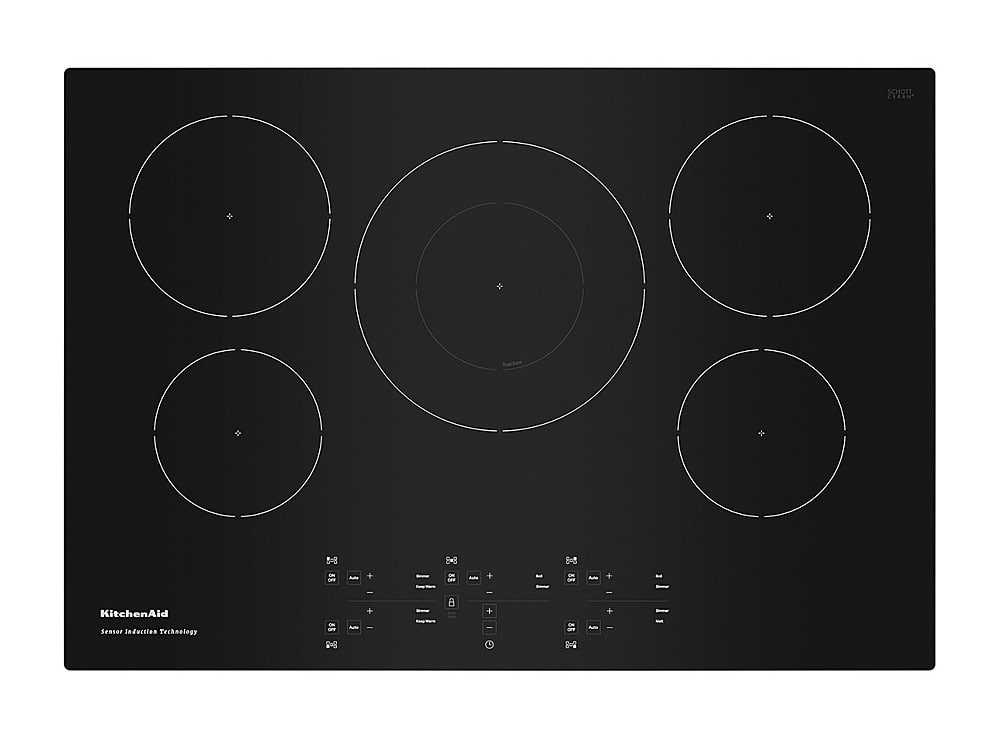 KitchenAid - 30' Built-In Electric Induction Cooktop with 5 Elements - Black product image