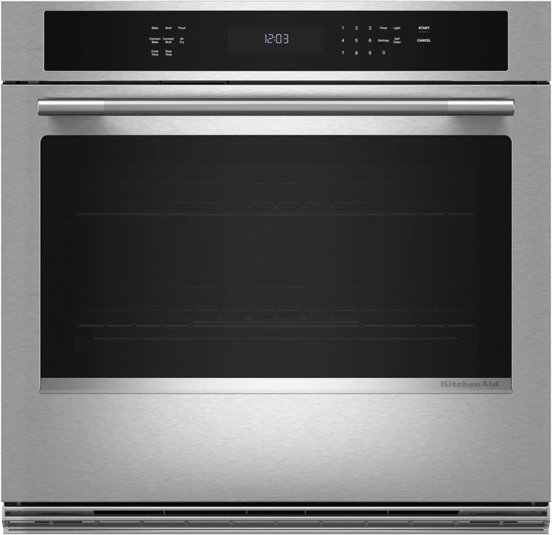 KitchenAid - 30" Built-In Single Electric Wall Oven with No Preheat Air Fry Mode - Stainless Steel product image