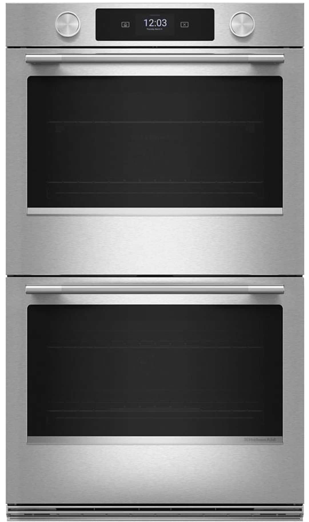 KitchenAid - 30" Smart Built-In Electric Double Wall Oven with Assisted Cooking Modes - Stainless Steel product image