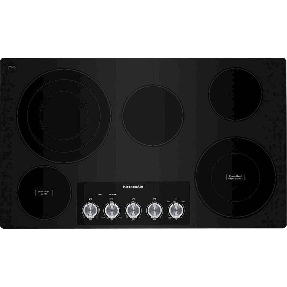 KitchenAid - 36" Built-In Electric Cooktop - Stainless Steel product image