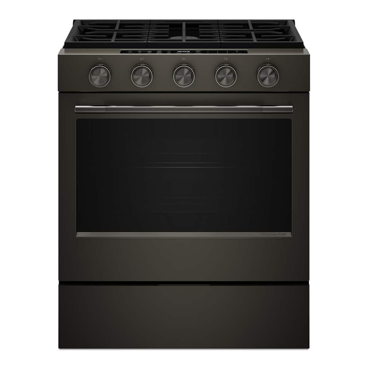 KitchenAid - 5.0 Cu. Ft. Slide-In Gas Range with Convection Cooking Modes and 2-in-1 Burner - Black Ore product image