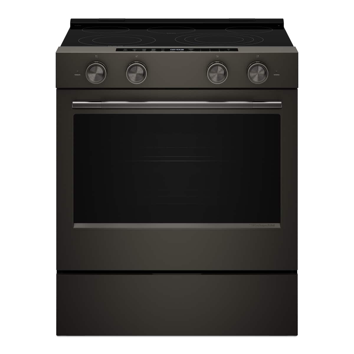 KitchenAid - 5.3 Cu. Ft. Smart Slide-In Electric Range with Two Even-Heat Hyper Elements - Stainless Steel product image