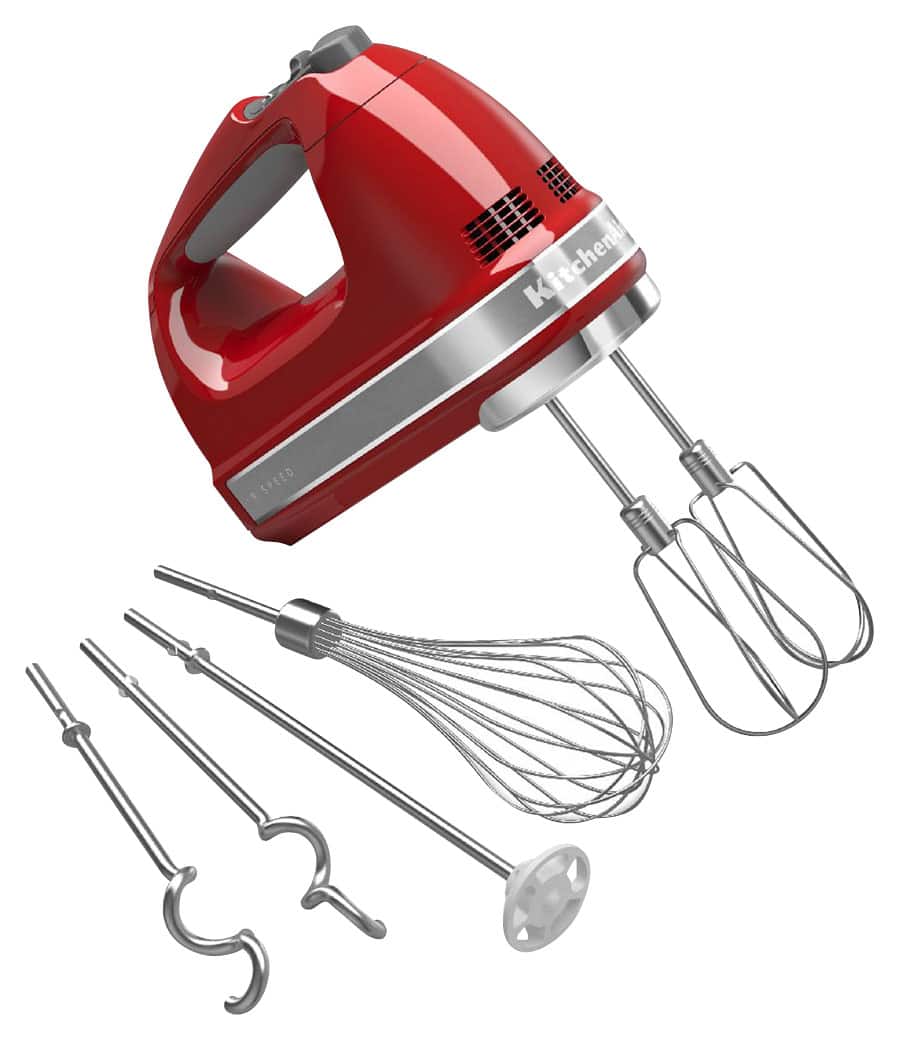 KitchenAid - KHM926ER 9-Speed Hand Mixer - Empire Red product image
