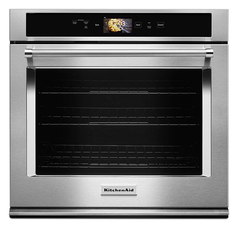 KitchenAid - Smart Oven+ 30" Built-In Single Electric Convection Wall Oven - Stainless Steel product image