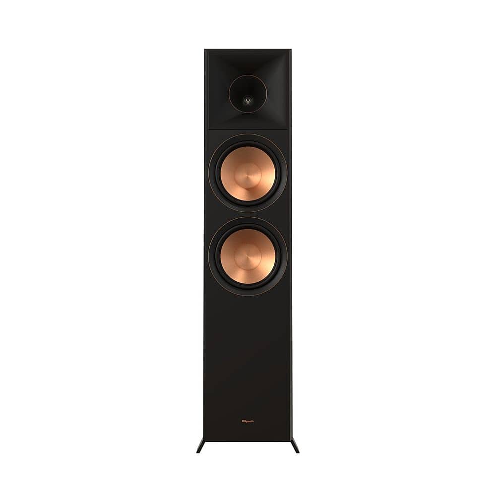 Klipsch - RP-8060FA II Reference Premiere Dual 8" 600-Watt Dolby Atmos Passive 2-Way Floor Speaker (Each) - Ebony product im…