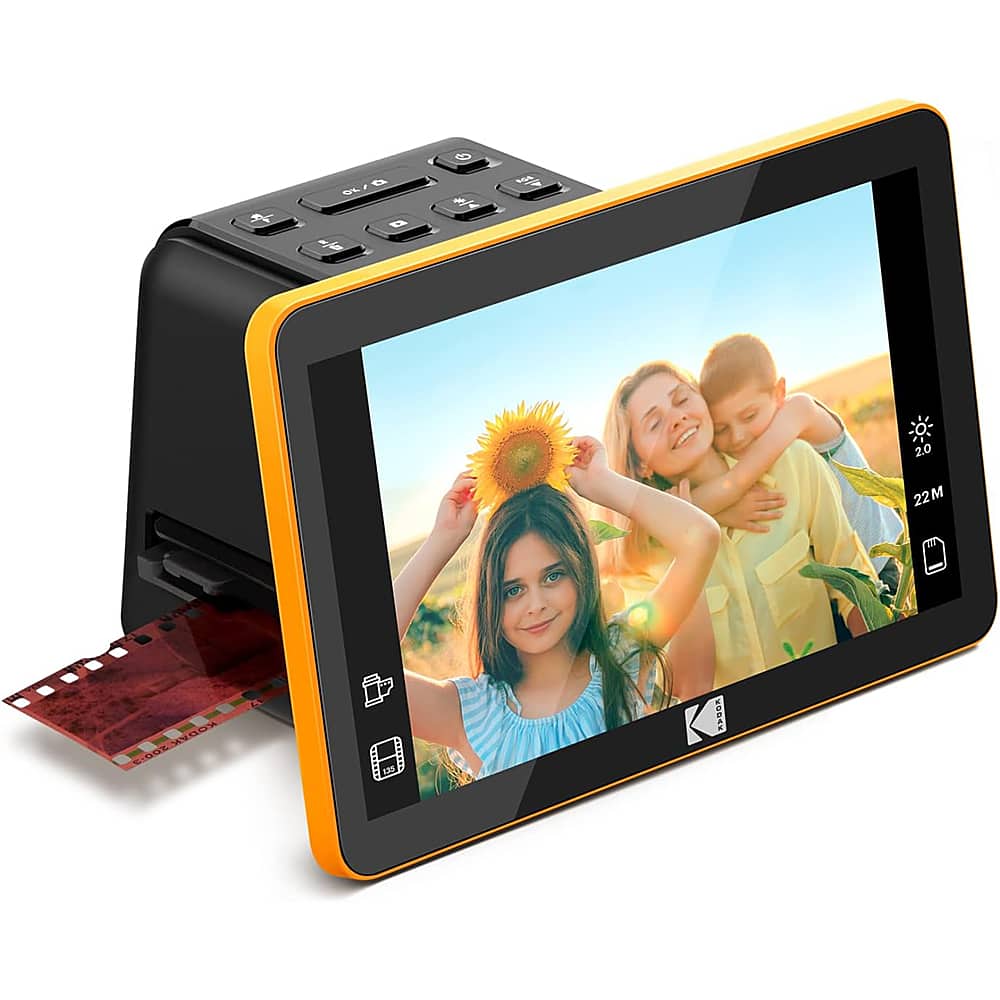 Kodak - Slide N Scan Digital Film Scanner with 7" LCD Screen - Black product image