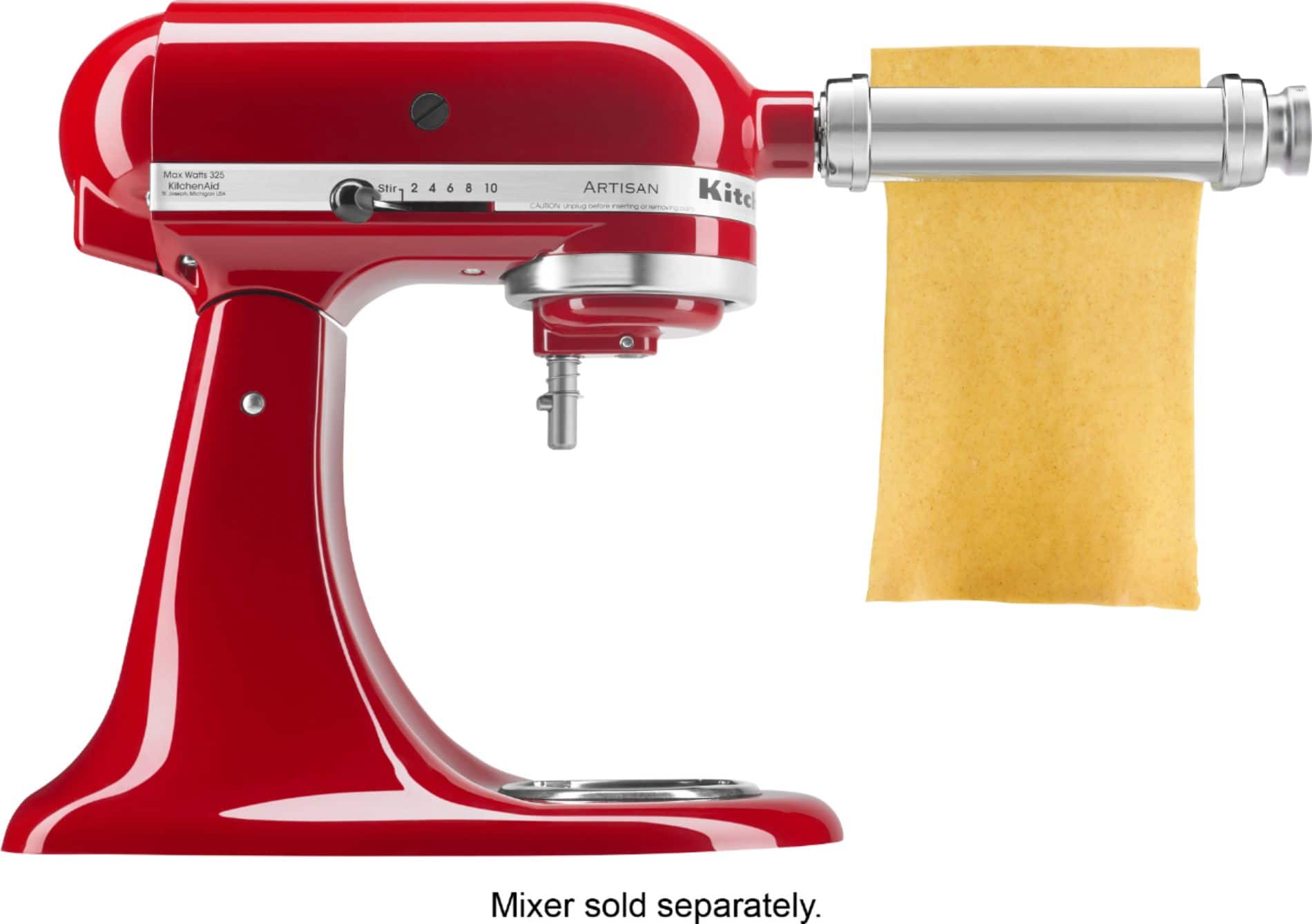 KSMPSA Pasta Sheet Roller for Most KitchenAid Stand Mixers - Silver product image