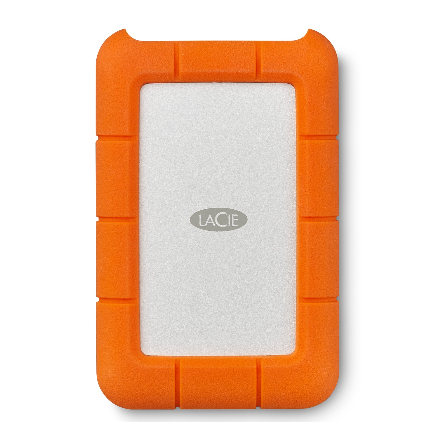 LaCie - Rugged 2TB External USB-C, USB 3.1 Gen 1 Portable Hard Drive - Orange/Silver product image
