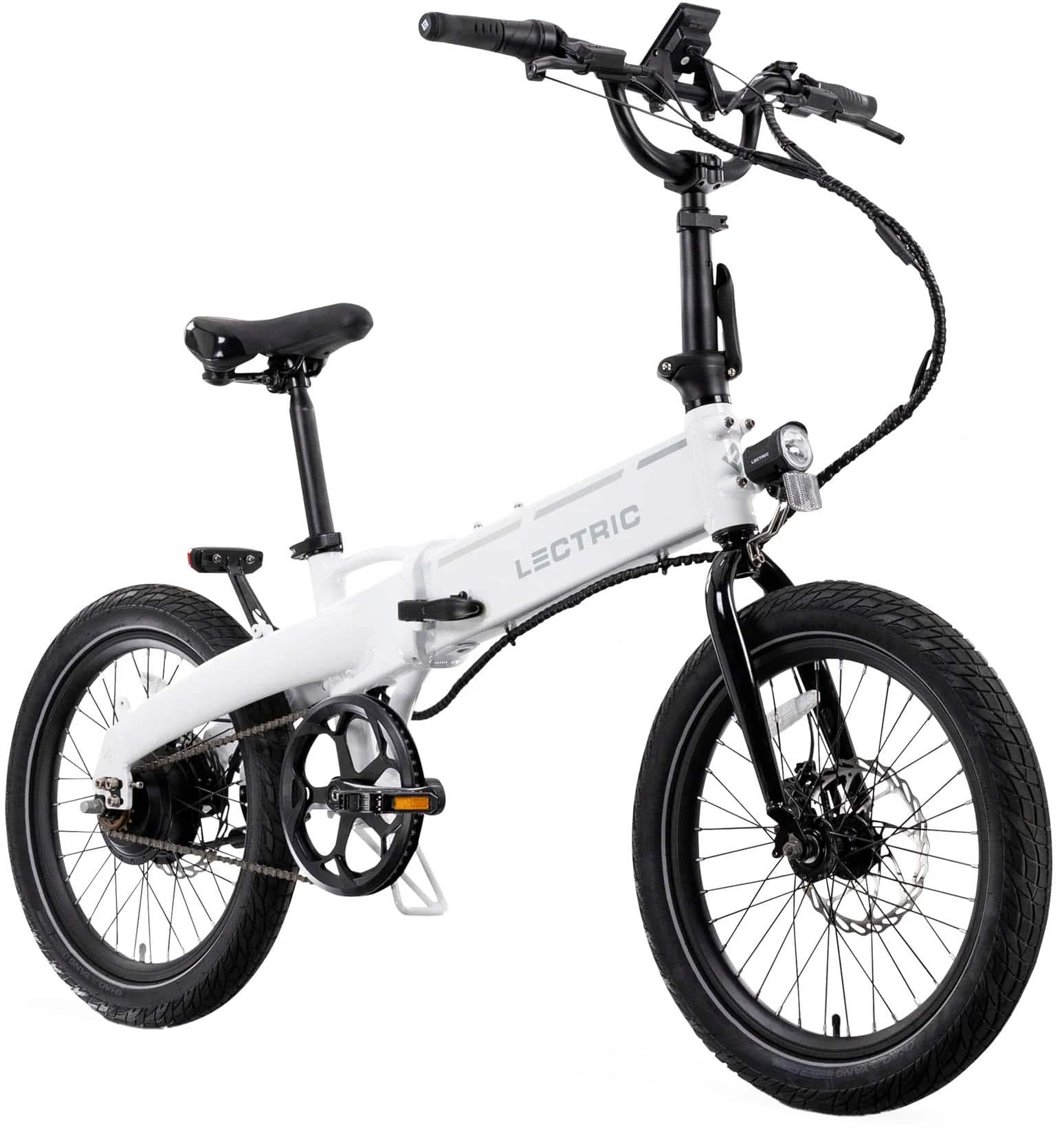 Lectric eBikes - XP Lite2 Foldable eBike: 45 miles Max Operating Range & 20 mph Max Speed - Unisize - Arctic White product i…