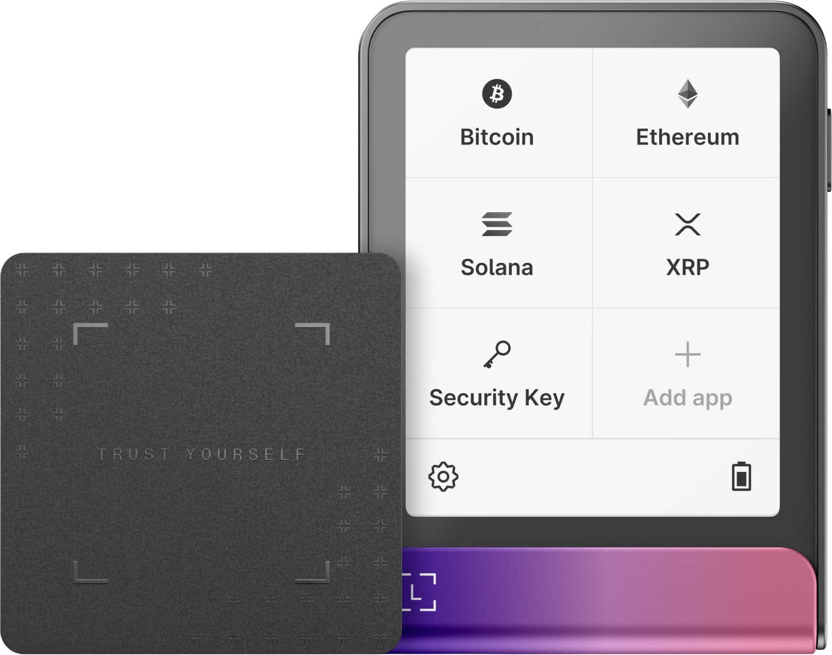 Ledger - Flex Crypto Hardware Wallet with Recovery Key - Crimson Magenta product image